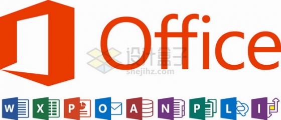 微软office全家桶 logo标志icon图标png图片素材