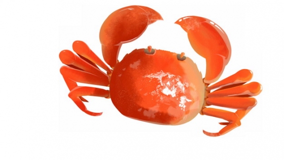 红色的大闸蟹螃蟹606744png图片免抠素材