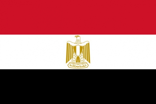 标准版埃及国旗图片素材