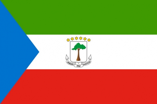 标准版赤道几内亚国旗图片素材
