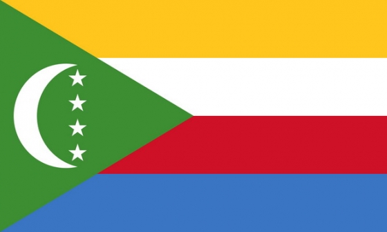 标准版科摩罗国旗图片素材