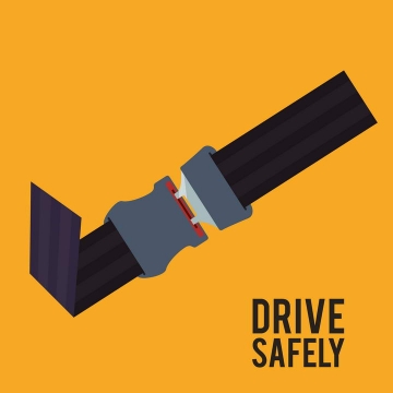 汽车安全带安全驾驶图片免抠素材