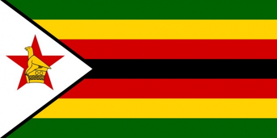 标准版津巴布韦国旗图片素材