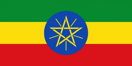 标准版埃塞俄比亚国旗图片素材