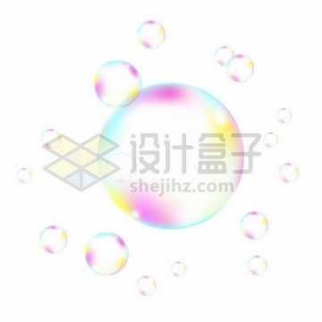 彩色肥皂泡气泡426273png图片素材
