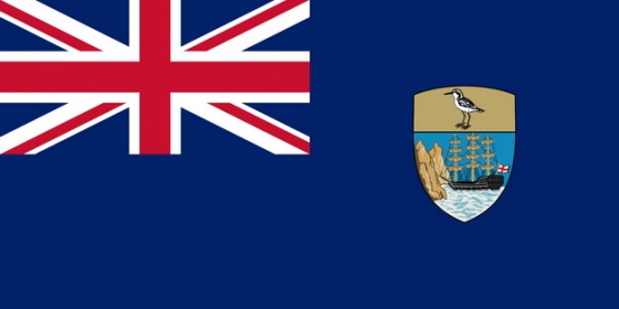 标准版圣赫勒拿国旗图片素材