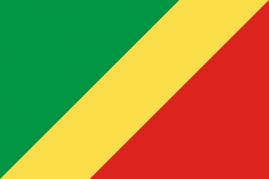 标准版刚果（布）刚果共和国国旗图片素材