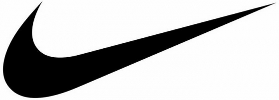 黑色运动品牌耐克标志图标LOGO透明背景png图片素材