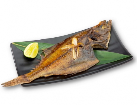 干烧鲽鱼日式料理900956png图片素材