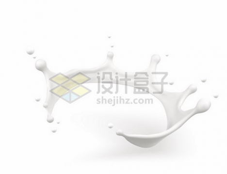 白色牛奶液体效果249758png矢量图片素材