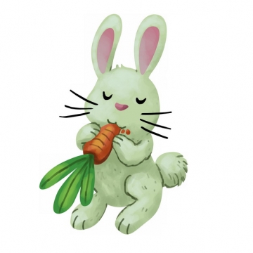 兔子胡萝卜头像图片