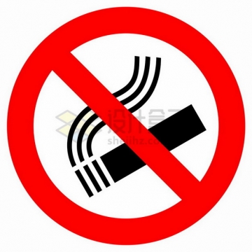 禁止抽烟标志贴纸世界无烟日png图片素材