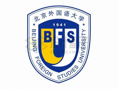 北京外国语大学校徽logo标志png图片素材