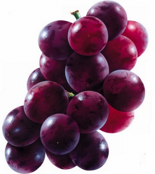 一串美国晚红葡萄png图片素材