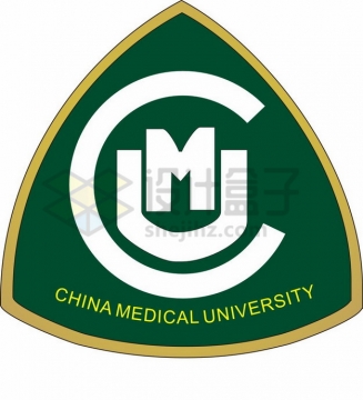 中国医科大学英文校徽logo标志png图片素材