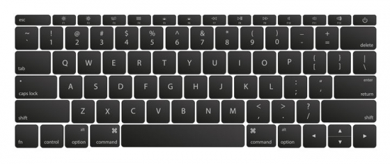 MacBook笔记本电脑键盘图片免抠素材