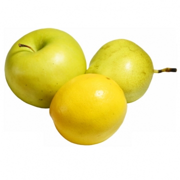 青苹果梨子和黄柠檬976281图片素材