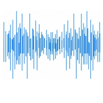 长短不一的蓝色短线条组成的音乐音频均衡器图案839084png图片素材