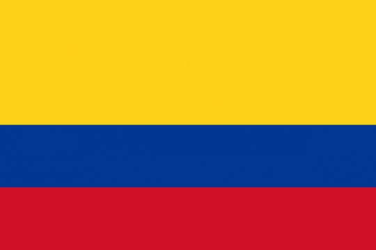 标准版哥伦比亚国旗图片素材