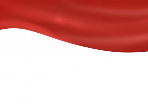 飘扬的红色绸缎面丝绸红旗装饰965342png图片素材