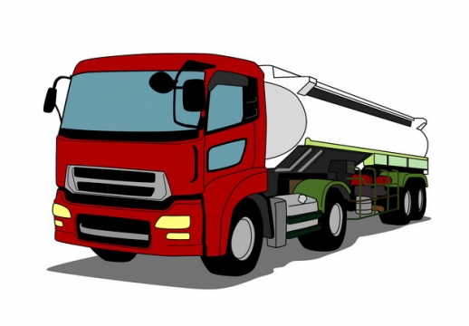 彩绘槽罐车油罐车危险品运输卡车特种运输车529504png图片素材