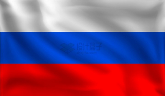飘扬的俄罗斯国旗png图片素材