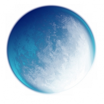 半透明蓝色外星球988096图片素材