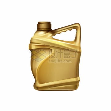 金黄色的汽车润滑油桶机油桶png图片素材
