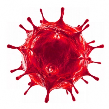 高清红色3D立体冠状病毒297105图片素材