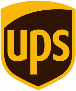 扁平化风格联合包裹UPS快递世界品牌500强logo标志png图片免抠素材