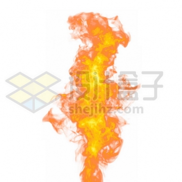 燃烧的火红火焰火苗930130psd/png图片素材