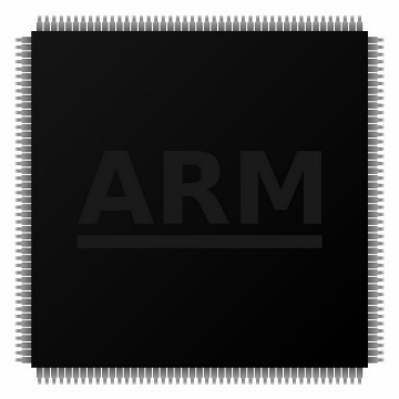 ARM手机处理器模型png图片免抠素材