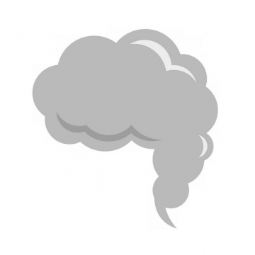 一缕灰色的烟雾冒烟效果乌云图案471213PNG图片素材