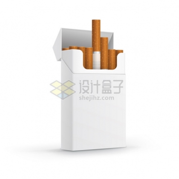 空白香烟盒的普通香烟315560png图片素材