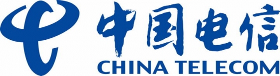 横版中国电信世界品牌500强logo标志png图片免抠素材