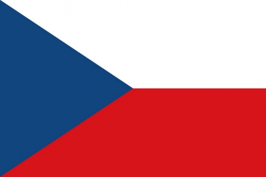 标准版捷克国旗图片素材